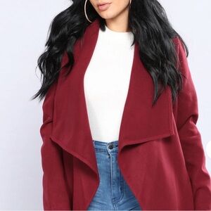 Burgundy Women's Coat